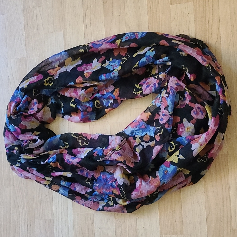 Charlotte Russe Floral Scarf Shawl
